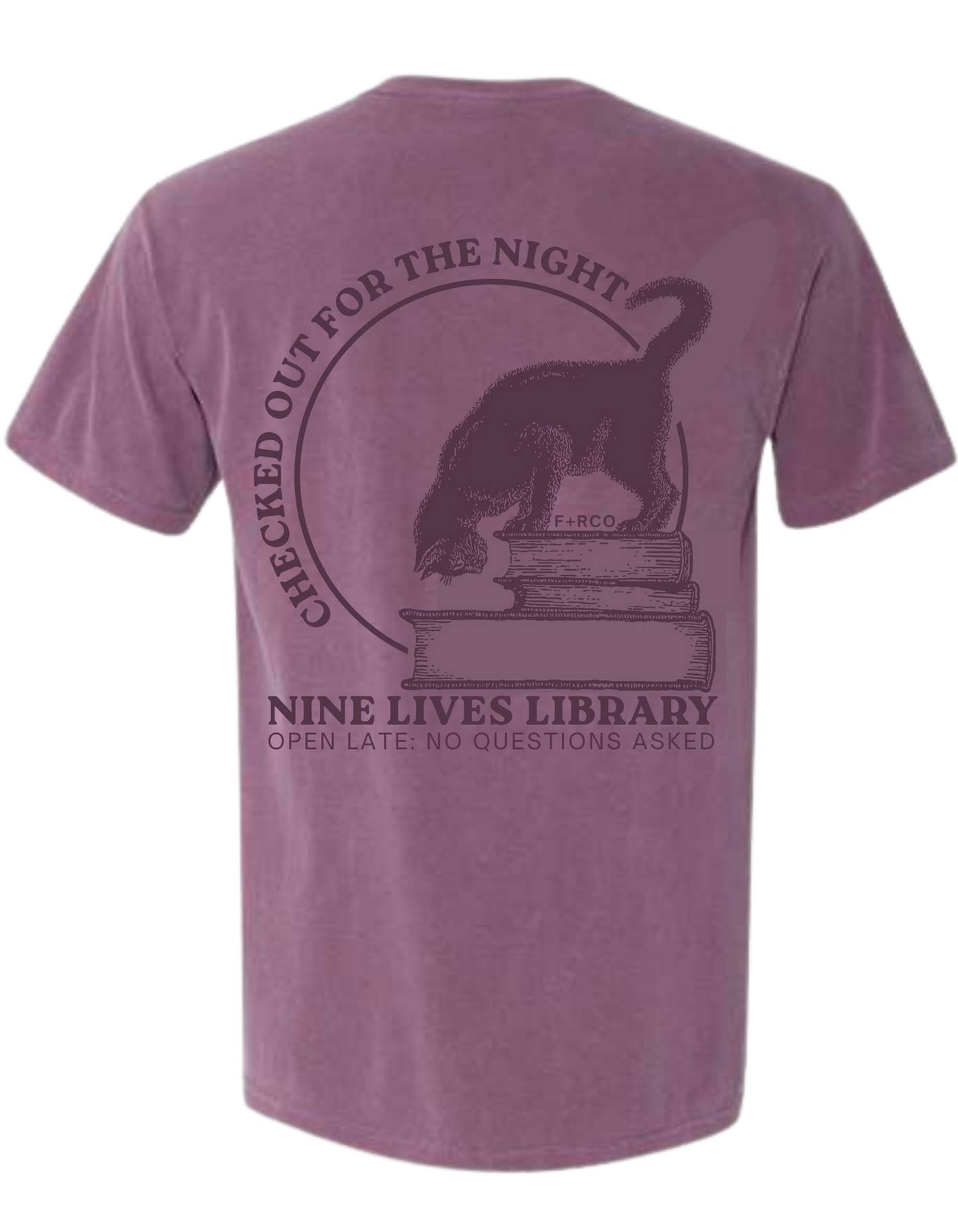 Nine Lives Library T-Shirt