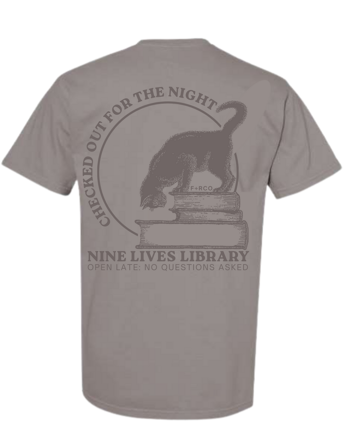 Nine Lives Library T-Shirt