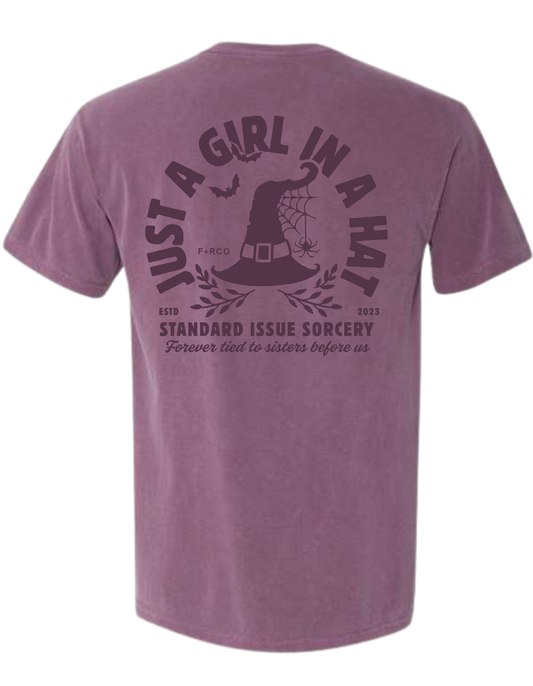 Just a Girl in a Hat T-Shirt