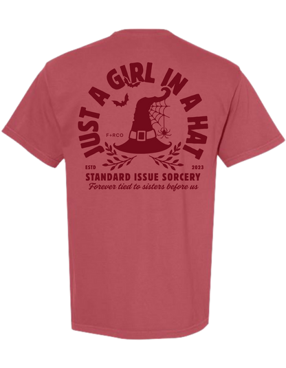 Just a Girl in a Hat T-Shirt