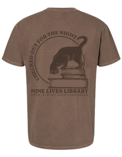 Nine Lives Library T-Shirt