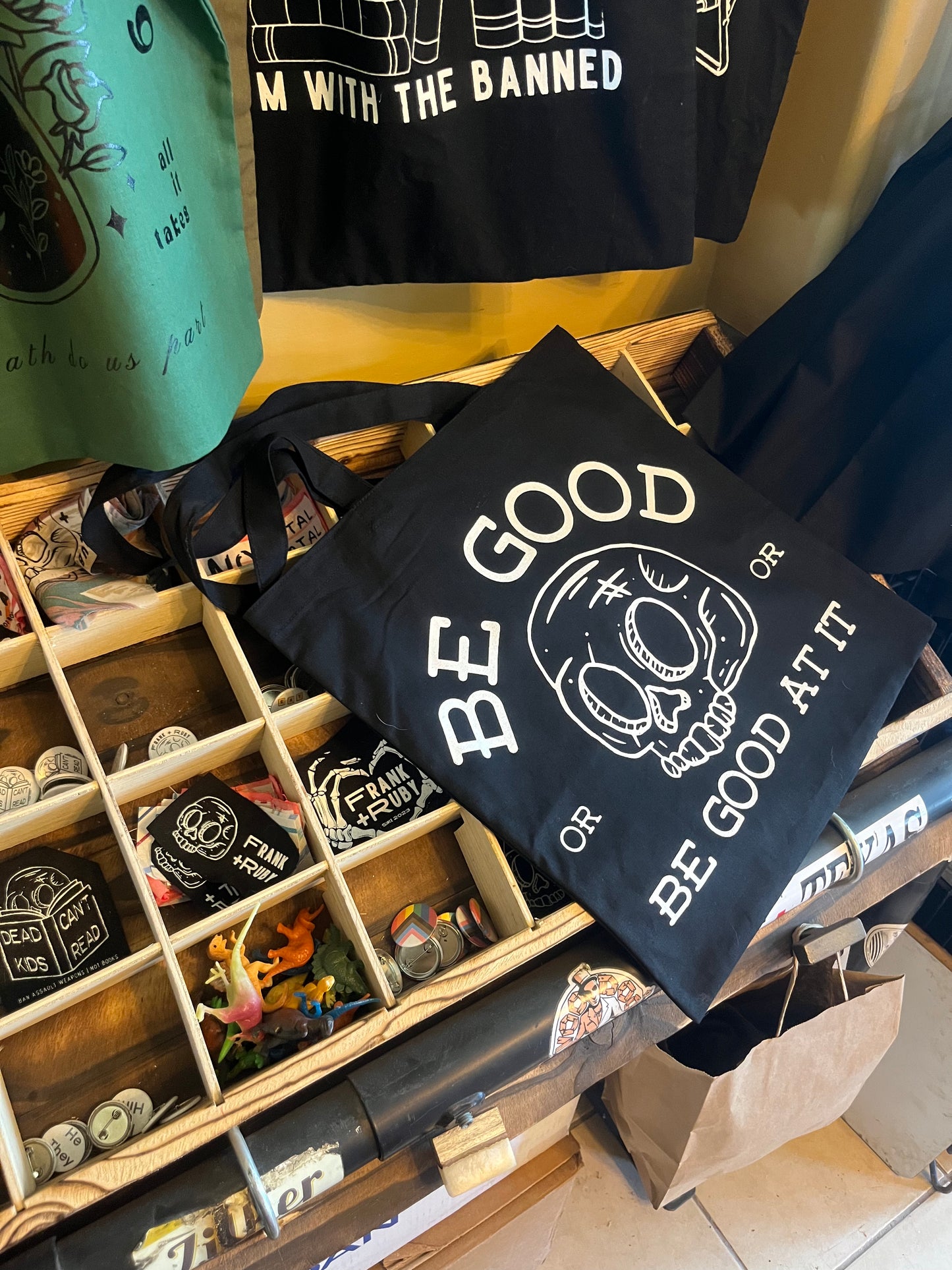 Be Good or Be Good At It Tote Bag