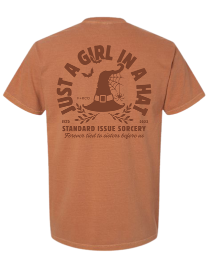 Just a Girl in a Hat T-Shirt