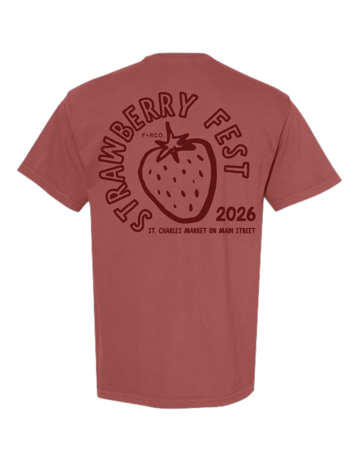 Strawberry Fest Semi-Circle T-Shirt