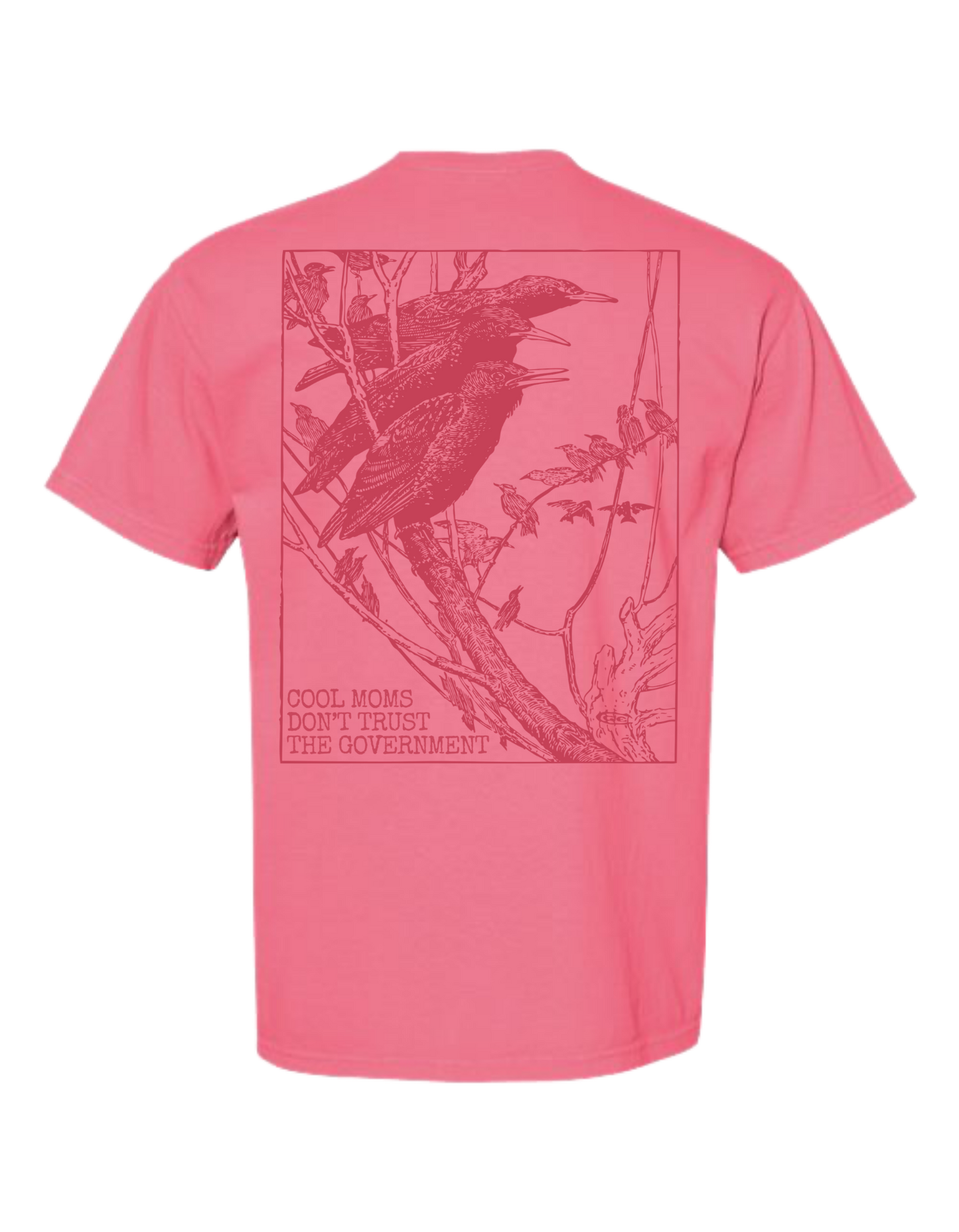 Cool Moms Don't Trust Birds T-Shirt