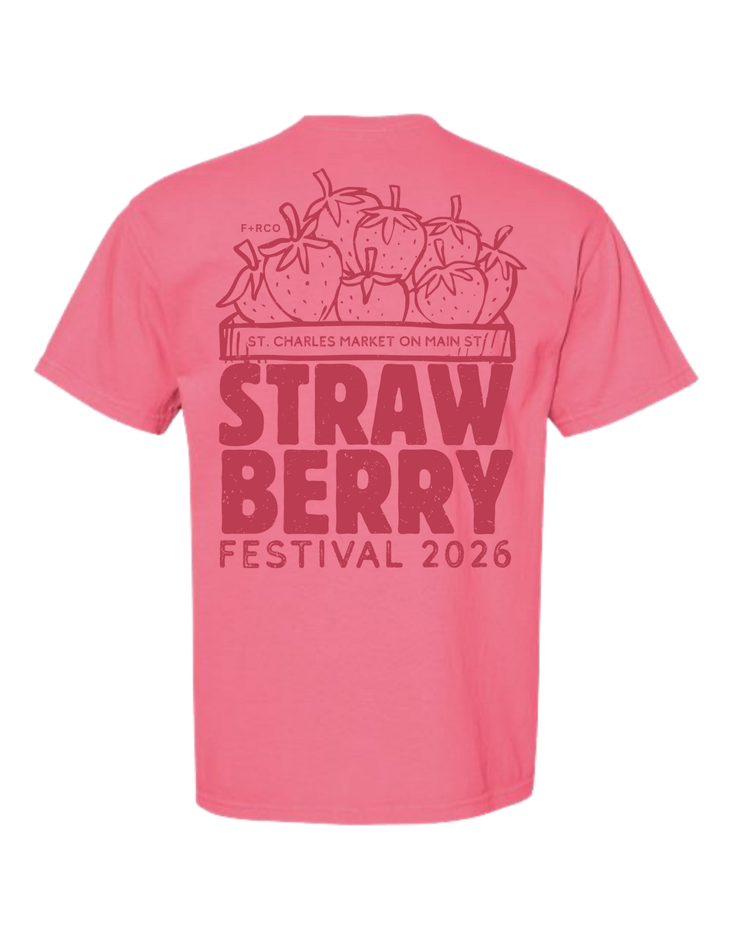 Strawberry Fest Basket T-Shirt