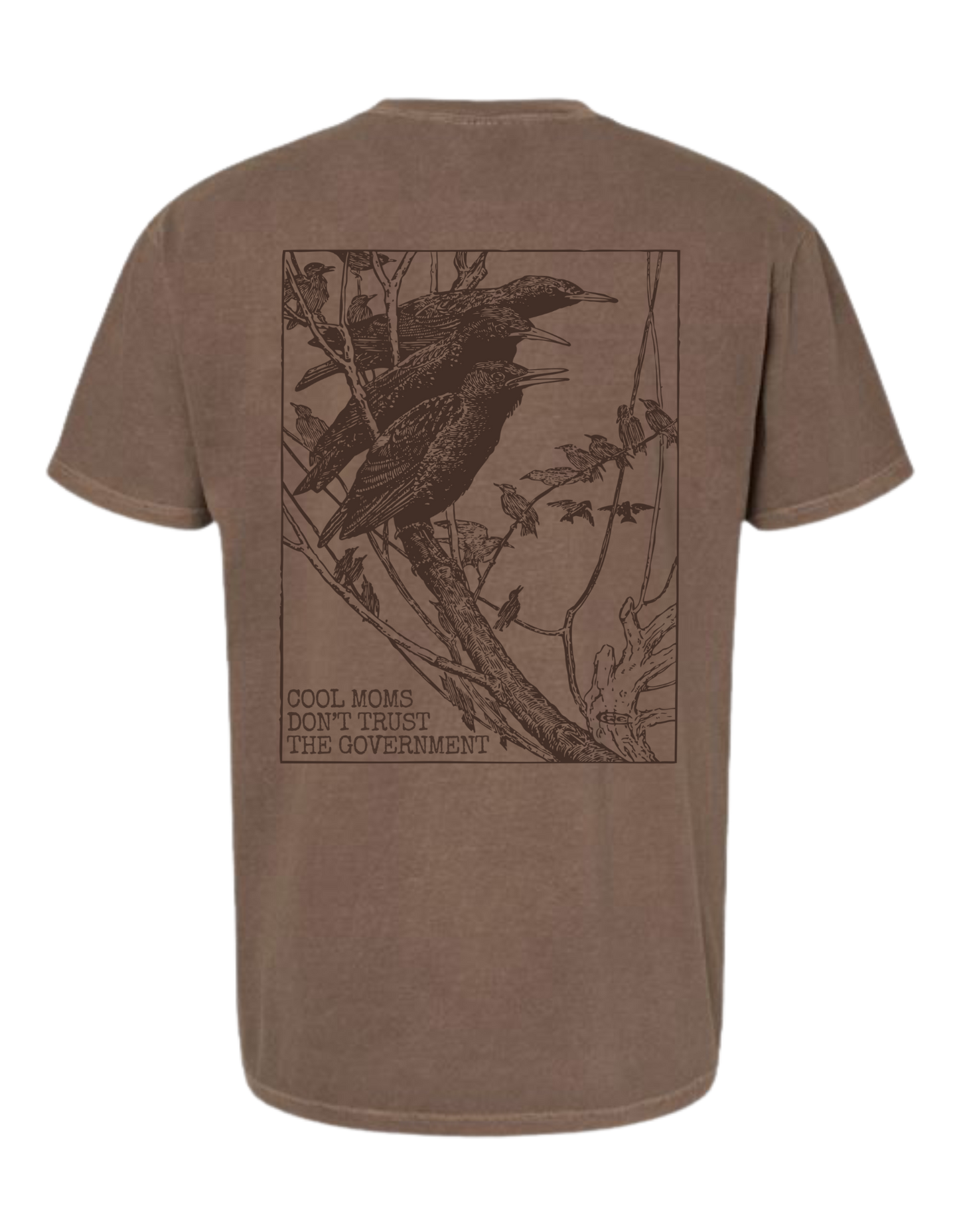 Cool Moms Don't Trust Birds T-Shirt