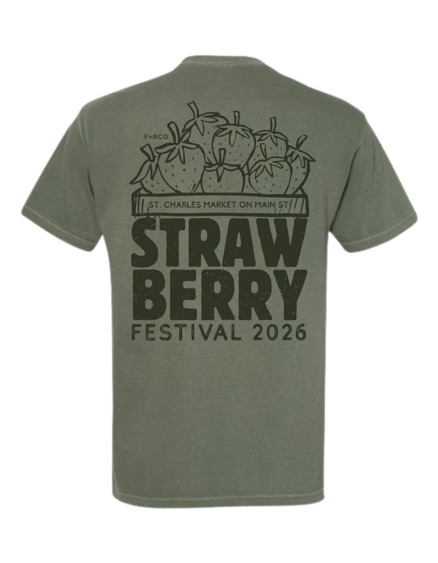 Strawberry Fest Basket T-Shirt