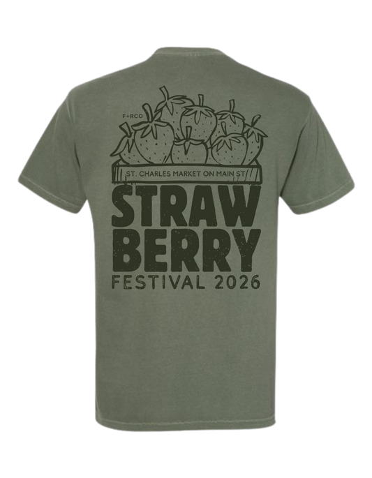 Strawberry Fest Basket T-Shirt