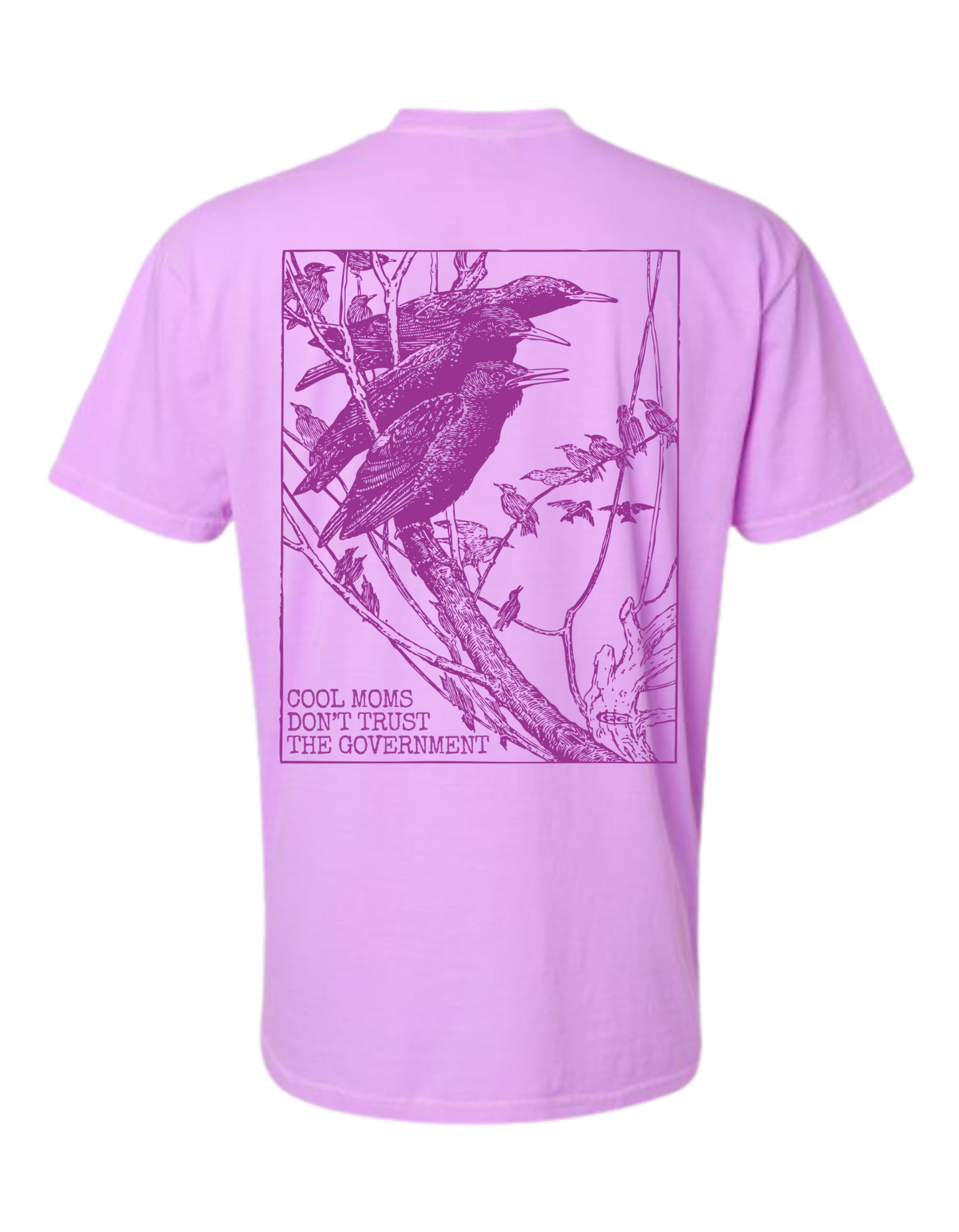 Cool Moms Don't Trust Birds T-Shirt
